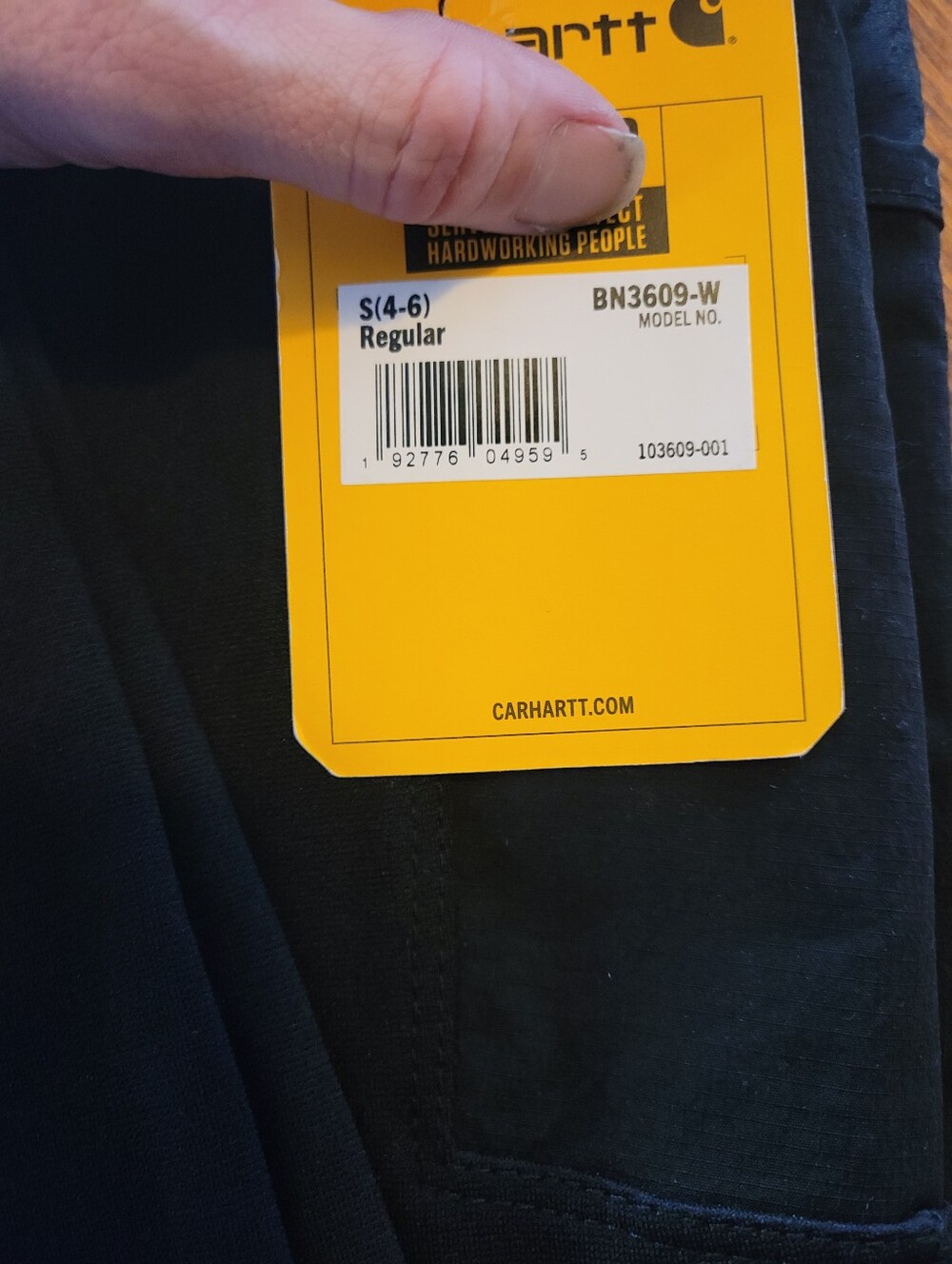 Carhartt Womens Black Stretch Lightweight Utility Leggings - Picture 2 of 9